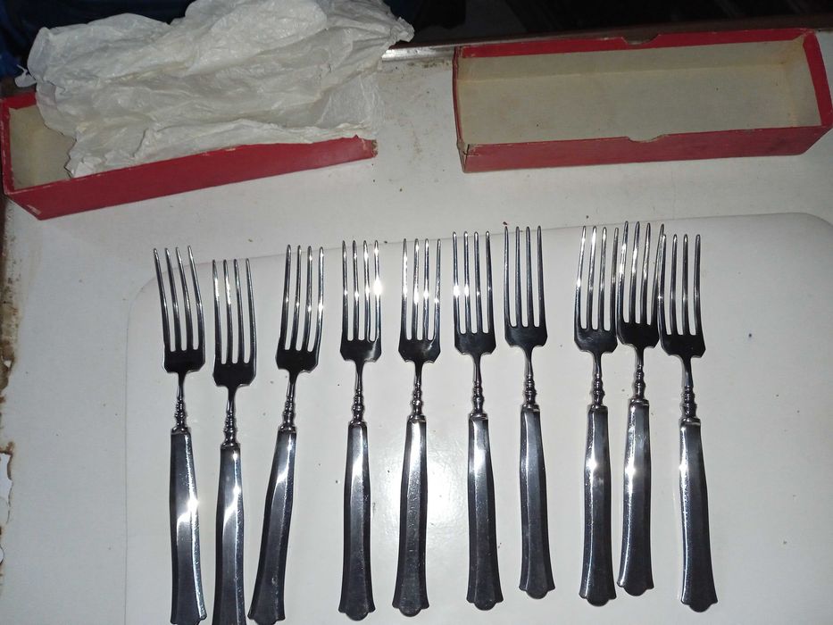 Faqueiro / Antiguidade = Faqueiro com + de 75 anos - Aço Inox