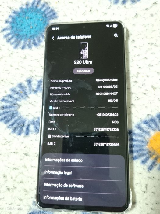 Samsung s20 Ultra 12/128