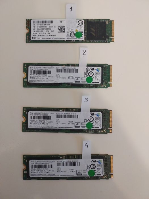 SSD m2 nvme 1Tb (1025Gb)