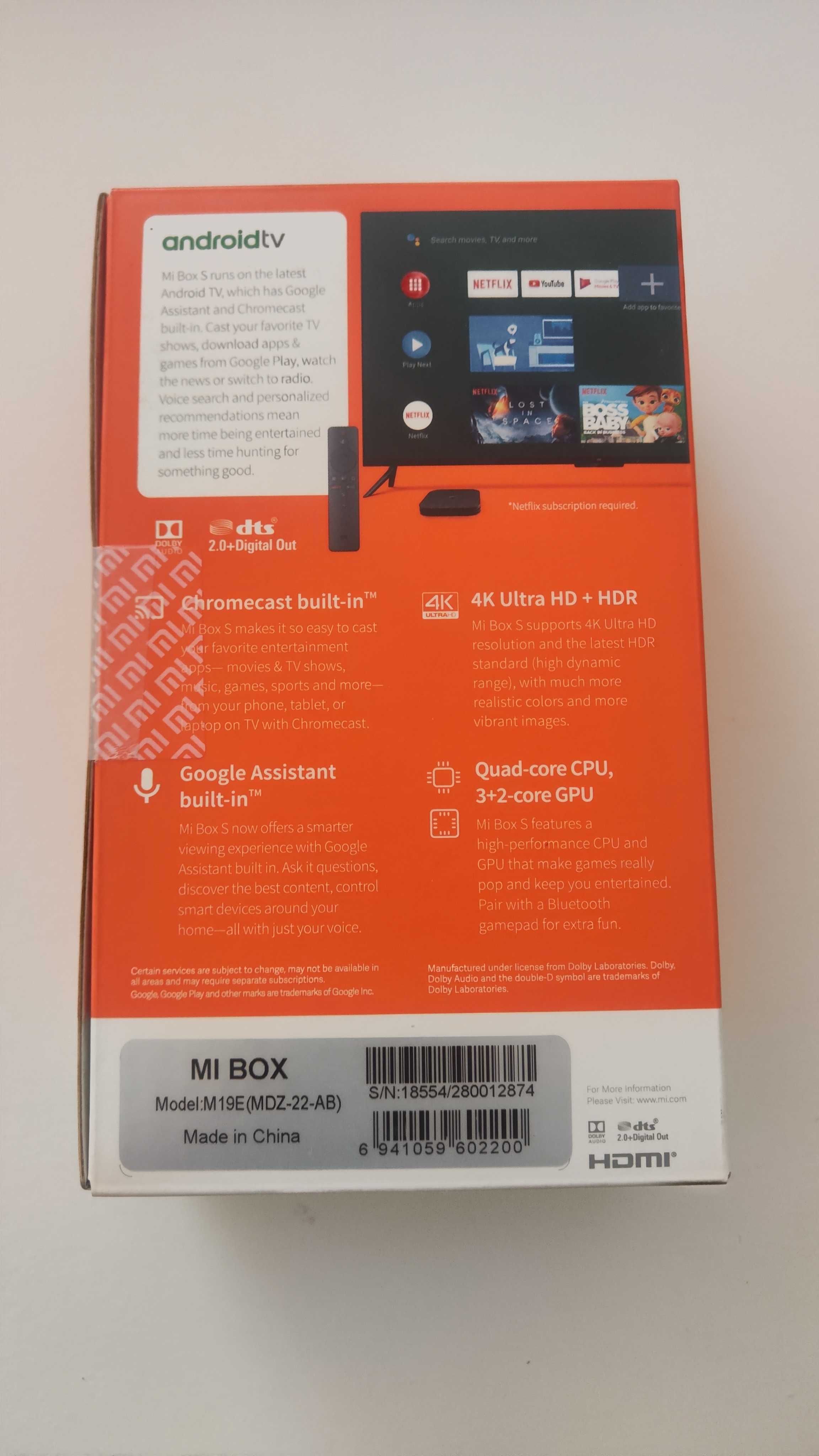 Xiaomi Mi Box S 4K