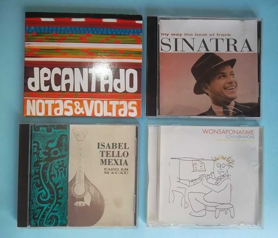 CDs Frank Sinatra, John Lennon, Isabel Tello Mexia, Decantado.