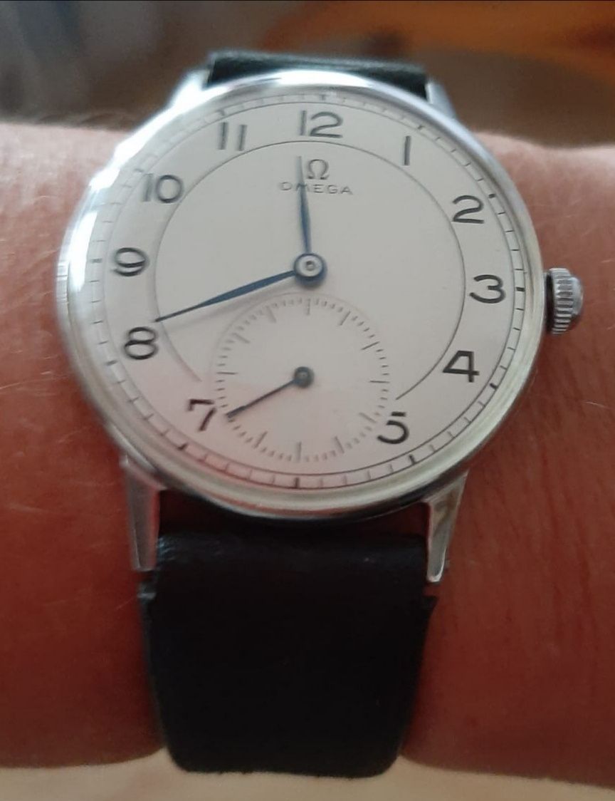 Zegarek męski Omega lata 40te Vintage cal 30t2 Unikat