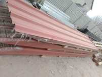 Blacha t-50 z filcem z demontażu,arkusze 632 cm x 105cm, grubość 0.7mm