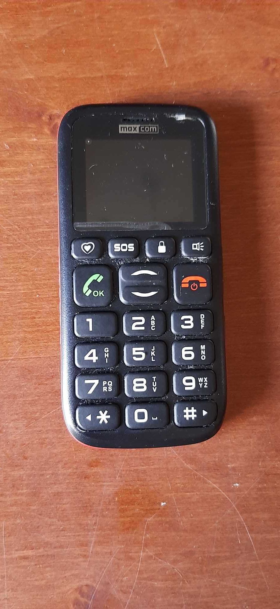 Telefon komórkowy dla seniora Maxcom Comfort MM428BB dual sim SOS
