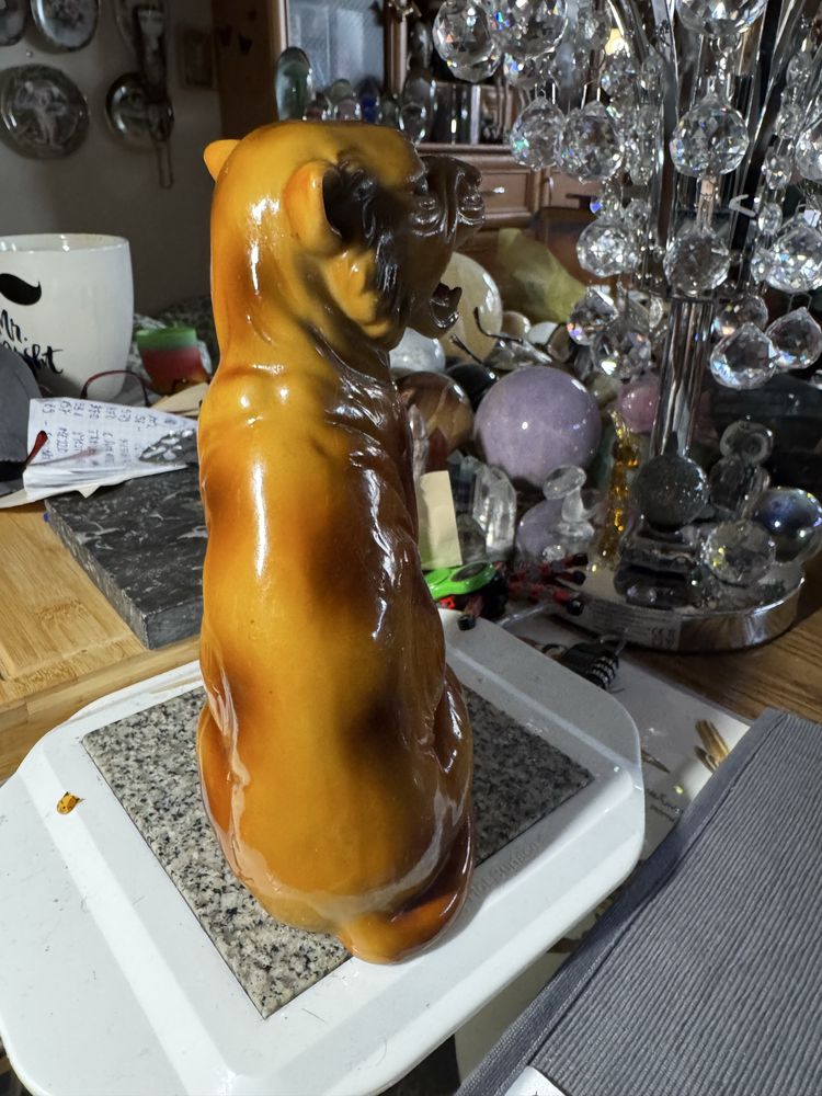 Figurka tygrys alabaster