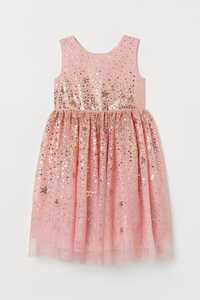 Шикарное нарядное платье в пайетках H&M