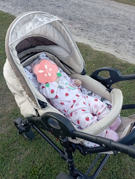 Дитячий візочок 2в1 люлька та прогулянковий блок