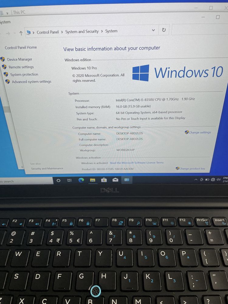 Dell Latitude 7490 i5 16/128GB SSD Windows 10