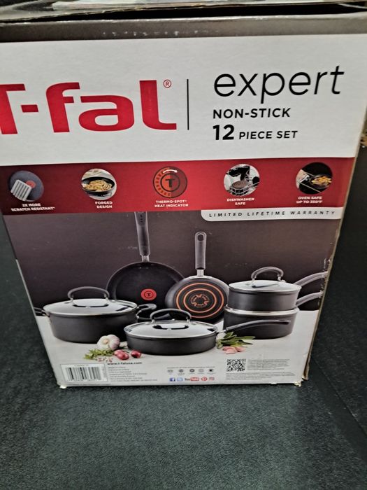 Набір з США каструлі + сковорідки T-Fal Expert 12 елементів новий.