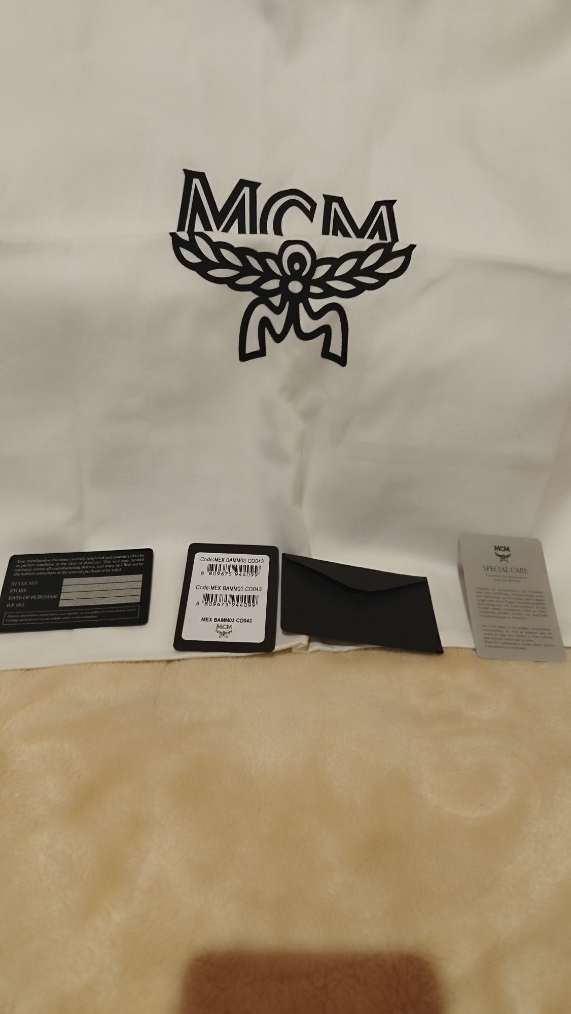 MCM VERITAS-Oryginalna torba na zakupy