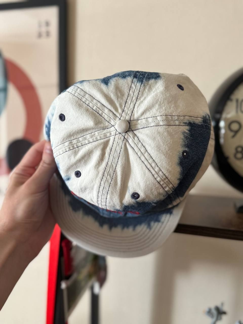 Кепка Supreme Bleached Denim Cloud Hat