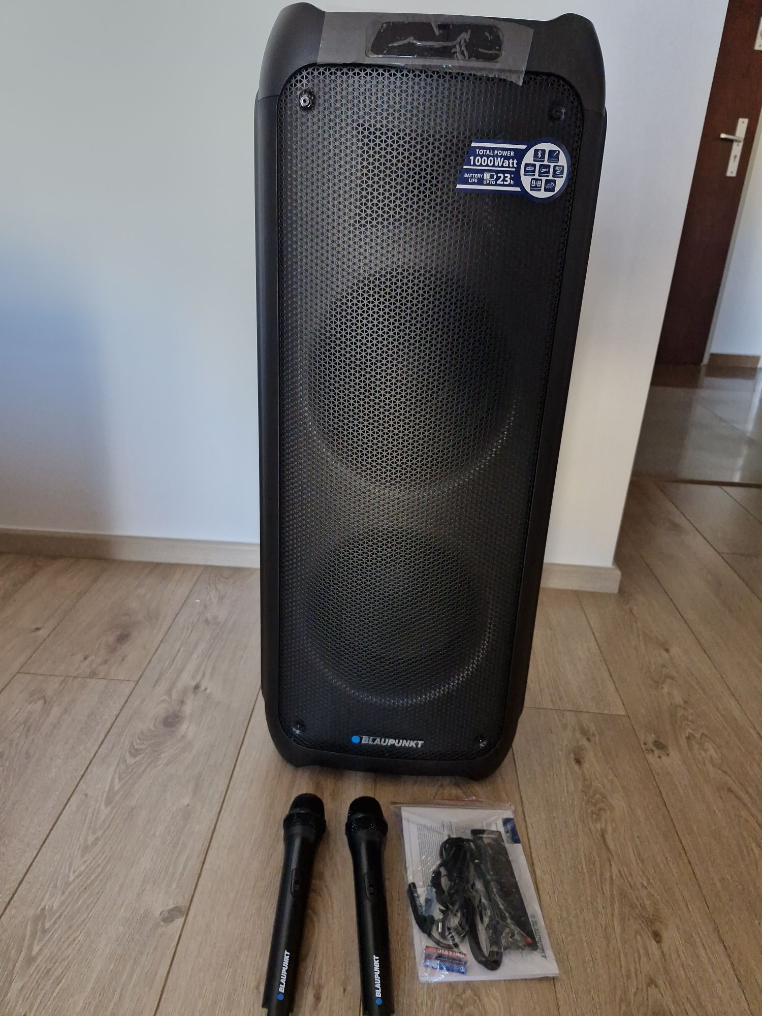 Kolumna Blaupunkt PB10DB + 2 x mikrofon