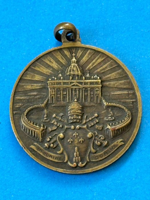 medalha em bronze PAPA PAULO VI, Ø 32 mm