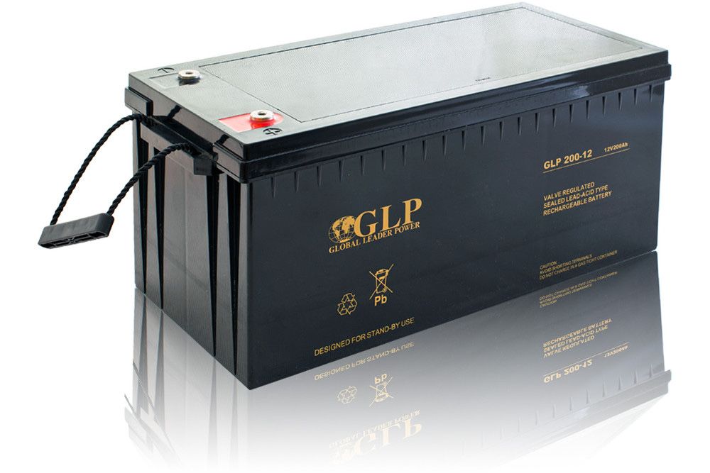 4 Akumulatory GLP 12v. 200 AH do zasilania awaryjnego