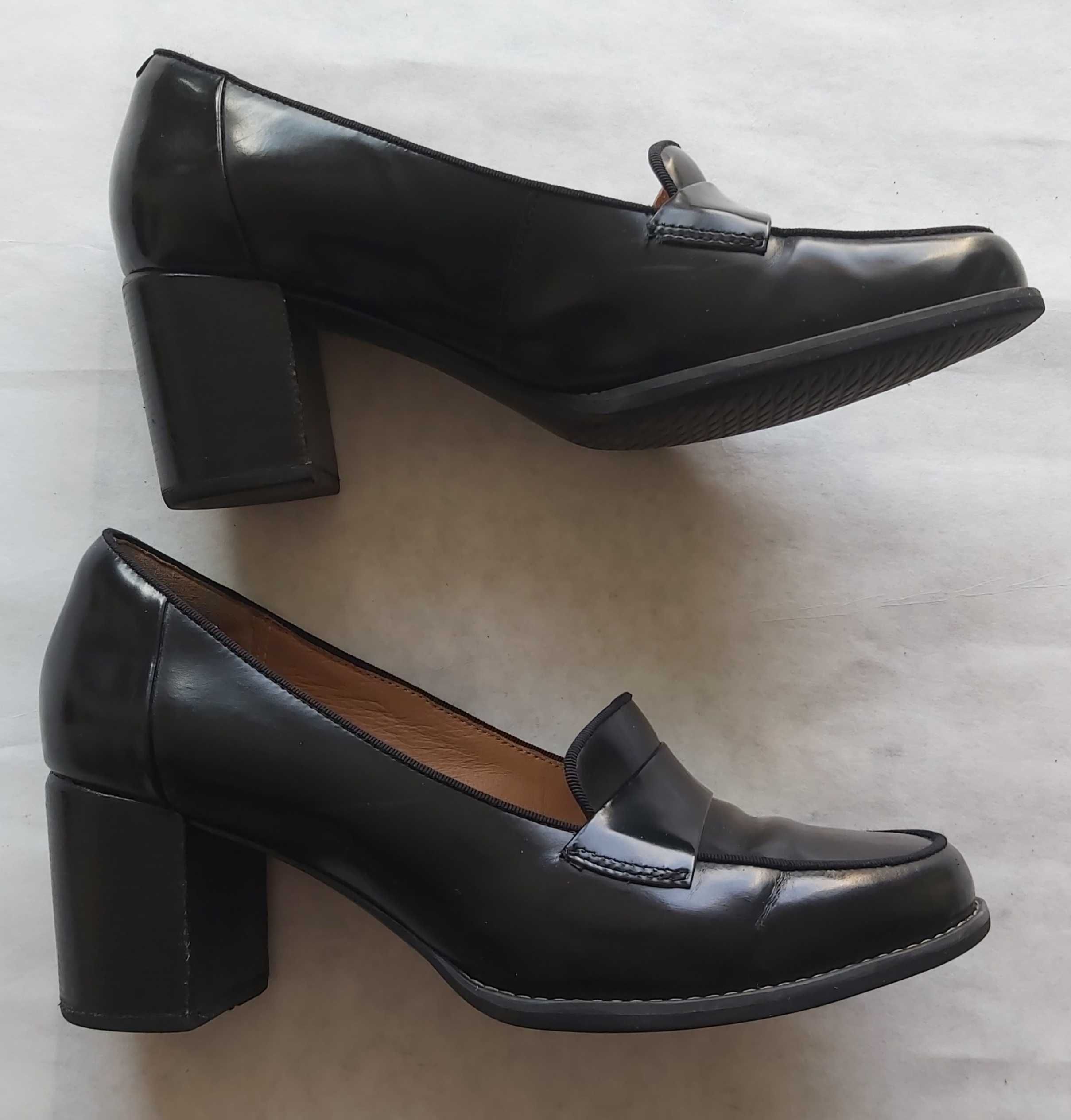 CLARKS Półbuty czarne r.39