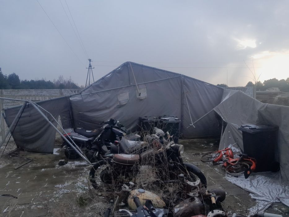 Dwie hale  2x Namiot hala magazynowa 8x12m 600 winter das company 2szt