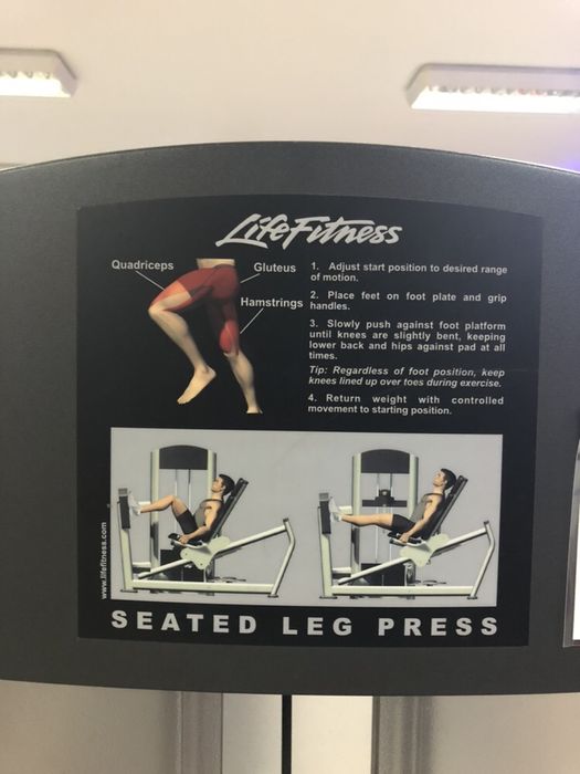 Life fitness Signature leg press suwnica na nog