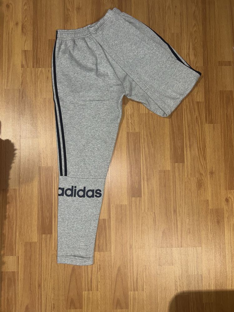 Штани Adidas сірі/темно сині