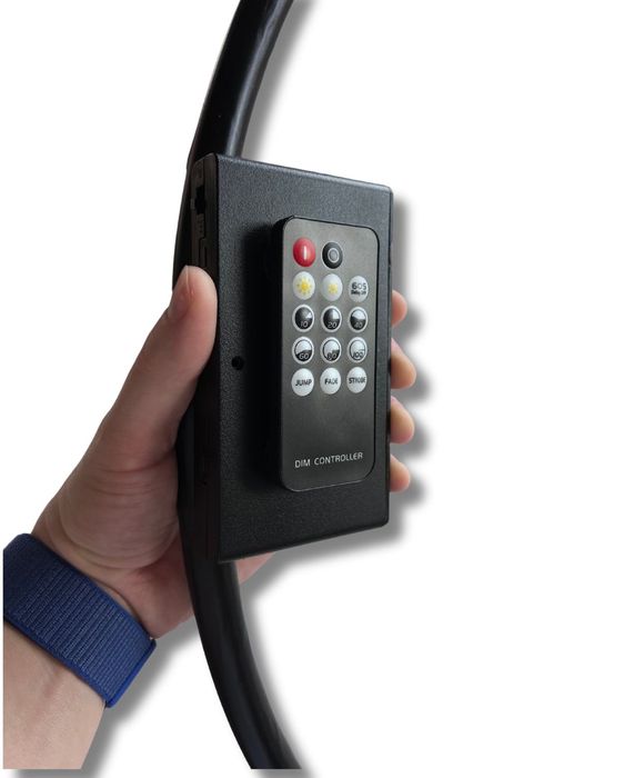 Mocna lampa pierścieniowa LED ring 70cm do zdjęć z pilotem i regulacją