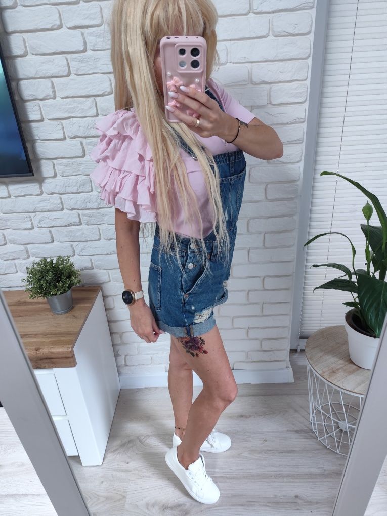 Ogrodniczki jeansowe rozmiar S