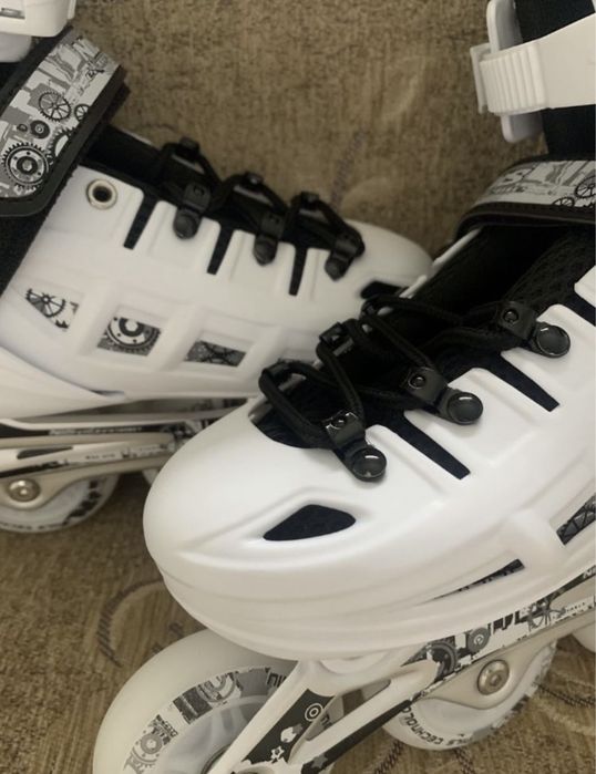 Rolki łyżwy regulowane 39-42 LED