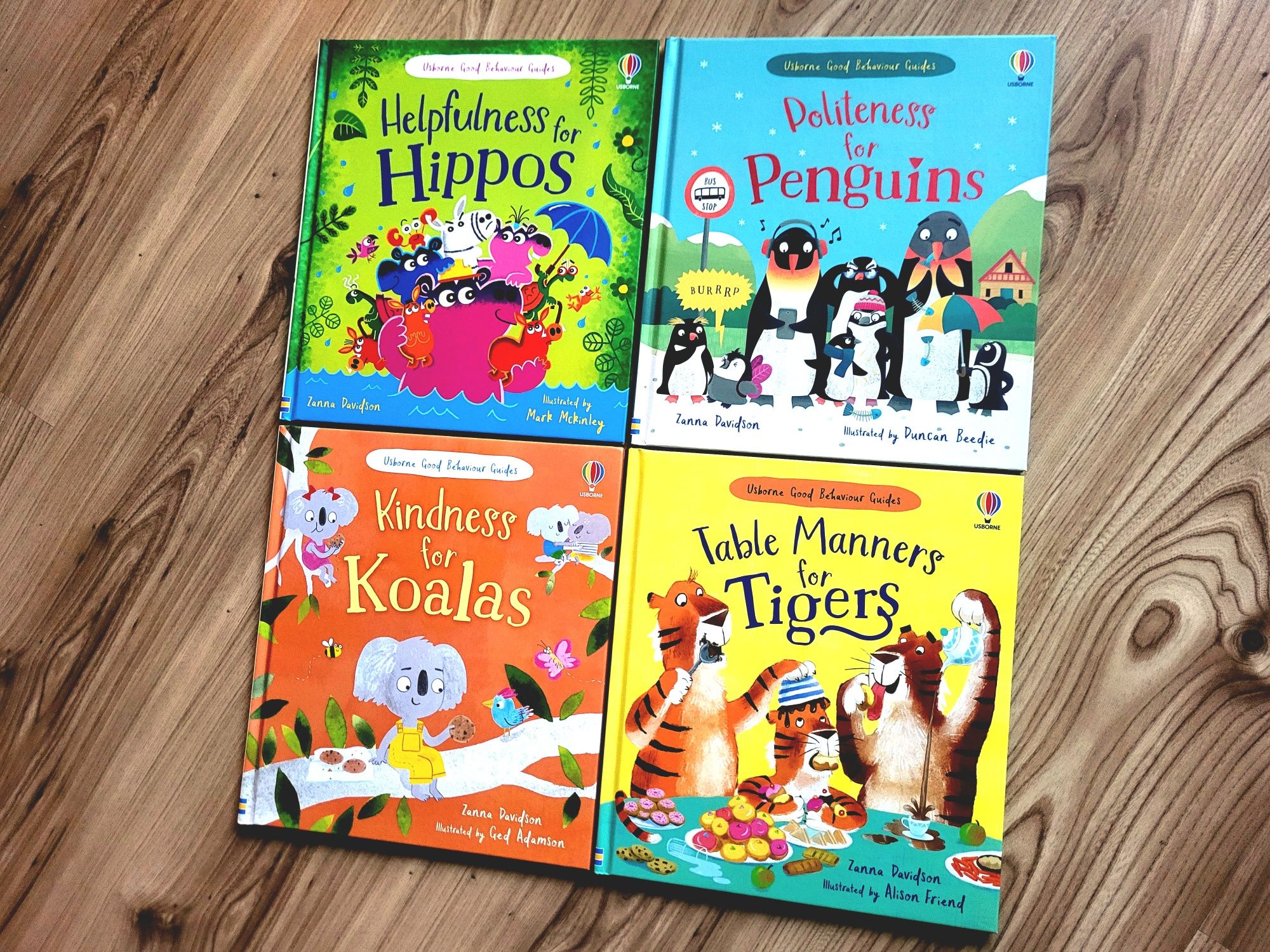 Usborne Good Behaviour Guides książki emocje kod QR czytanki