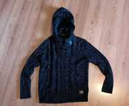 sweter męski z kapturem, r. M