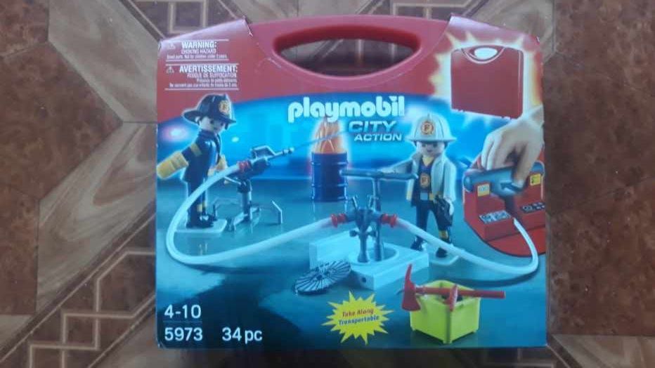 Playmobil 5973 Przenośna Walizka Straż Pożarna strażacy CITY ACTION