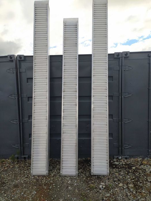 Najazdy aluminiowe / Komplet 2,5m-5m do 13t, faktura, znak CE, dostawa