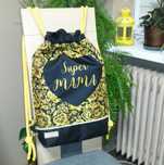 Worko-plecak dwustronny " Super Moc " wodoodporny handmade