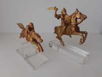 Peças de decoração em bronze