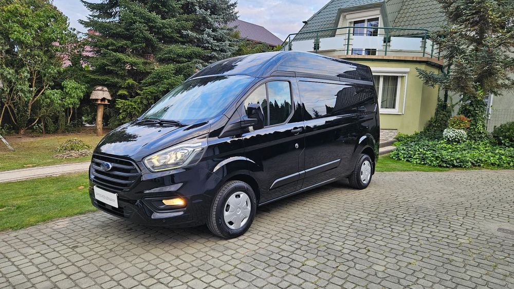 Ford Custom 2,0 TDCI Led  L2H2 Wysoki Długi Led Klima Webasto Tempomat Parktronik Super Stan