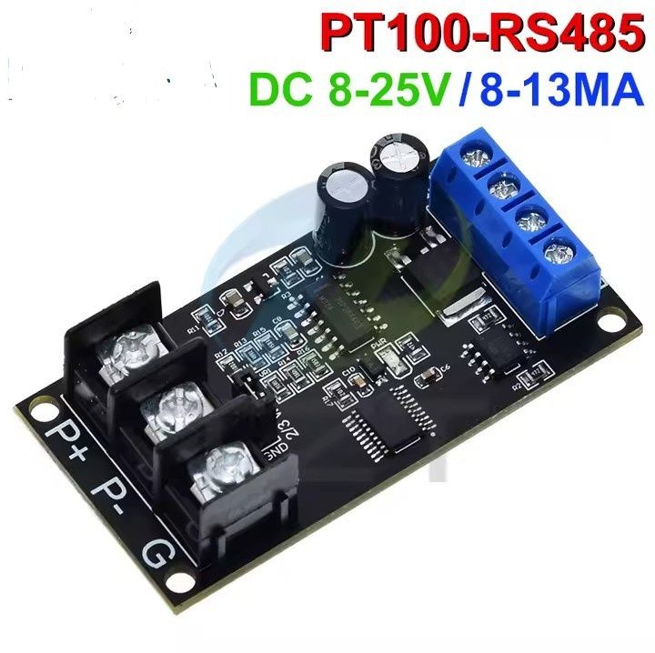 Przetwornik temperatury PT100 na RS485 Modbus RTU