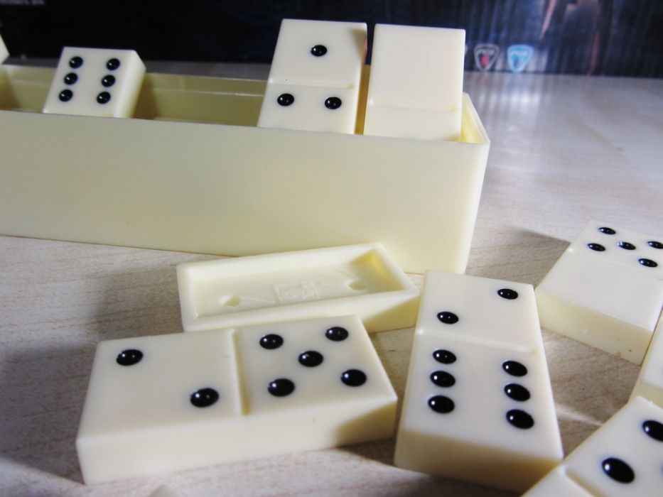 белые кости домино набор для игры в домино dominoes хороший подарок