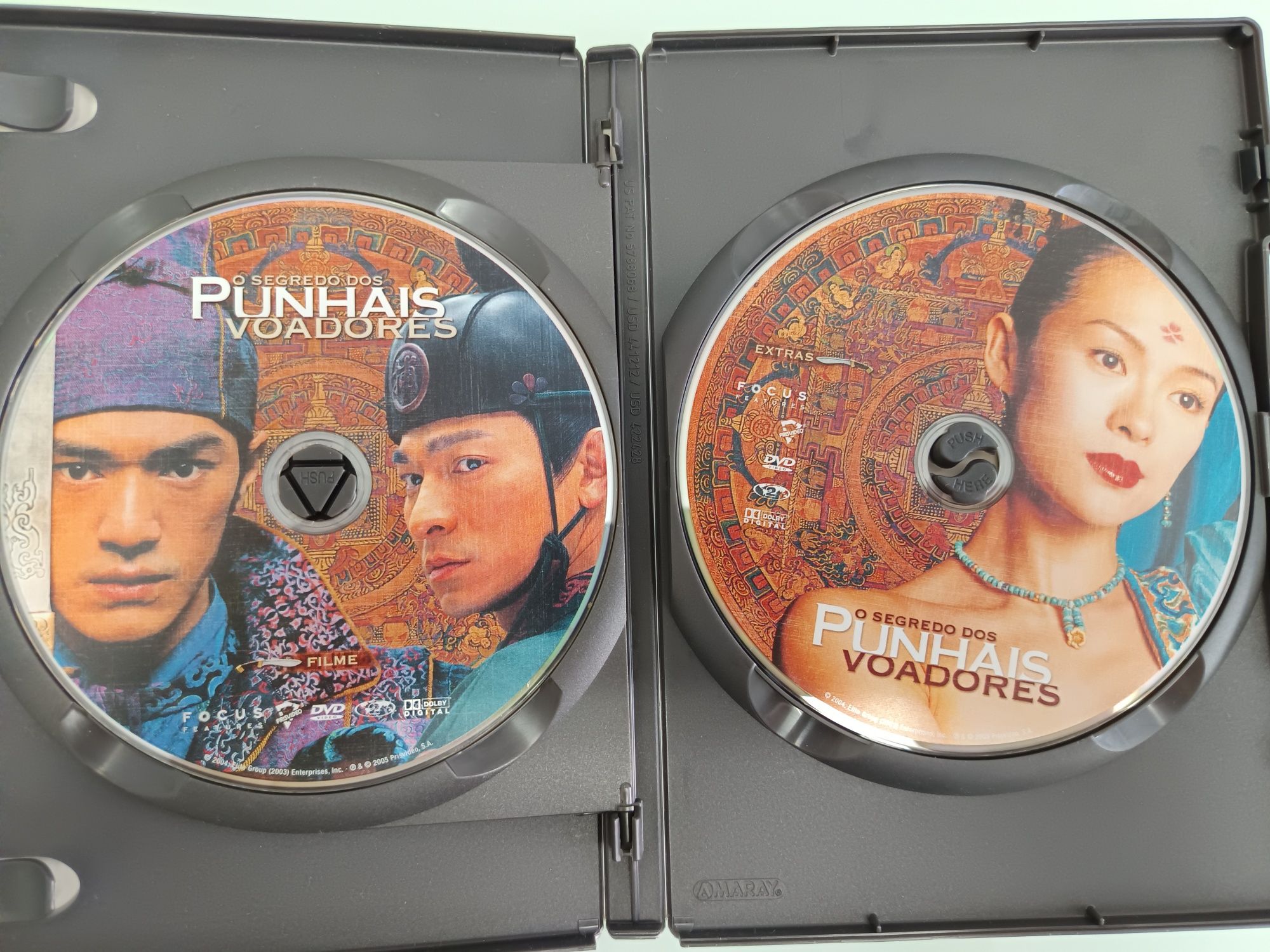 DVD edição especial 2 DVDs o segredo dos punhais voadores