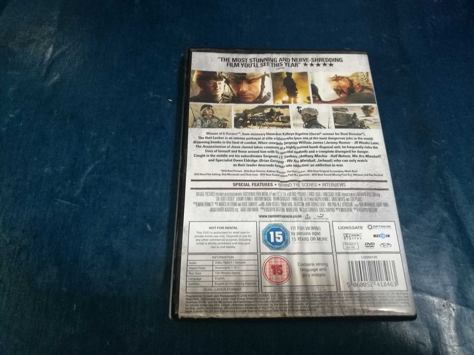 HURT LOCKER DVD (legendagem em Inglês)