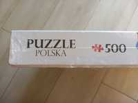 Puzzle Polska 500 sztuk Trefl NOWE