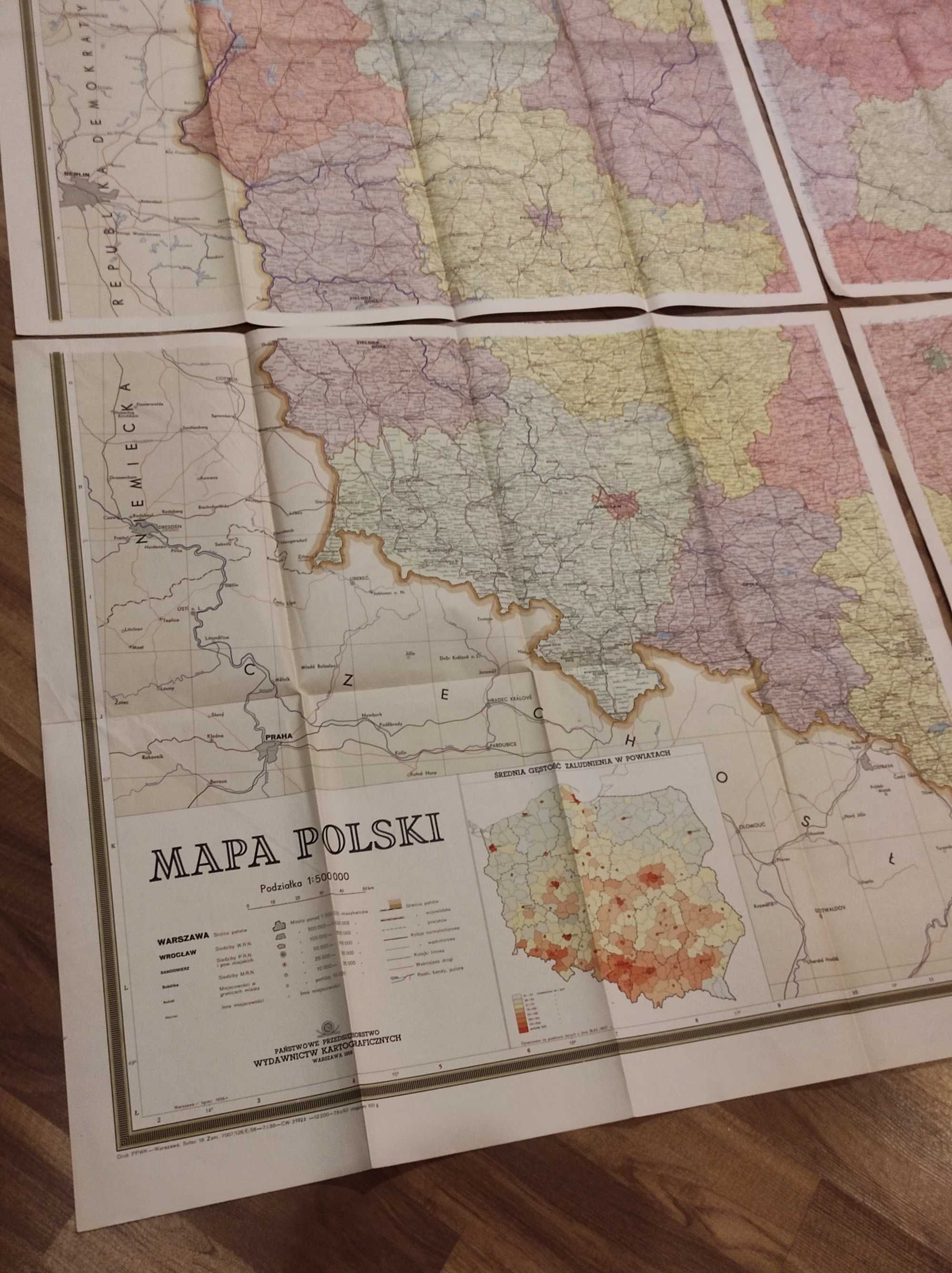 Mapa EUROPY JRO Verlag III Rzesza 1941r.- 89 x 120 cm