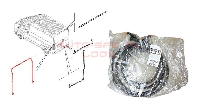 USZCZELKA DRZWI TYLNYCH H2 DUCATO JUMPER BOXER 06-