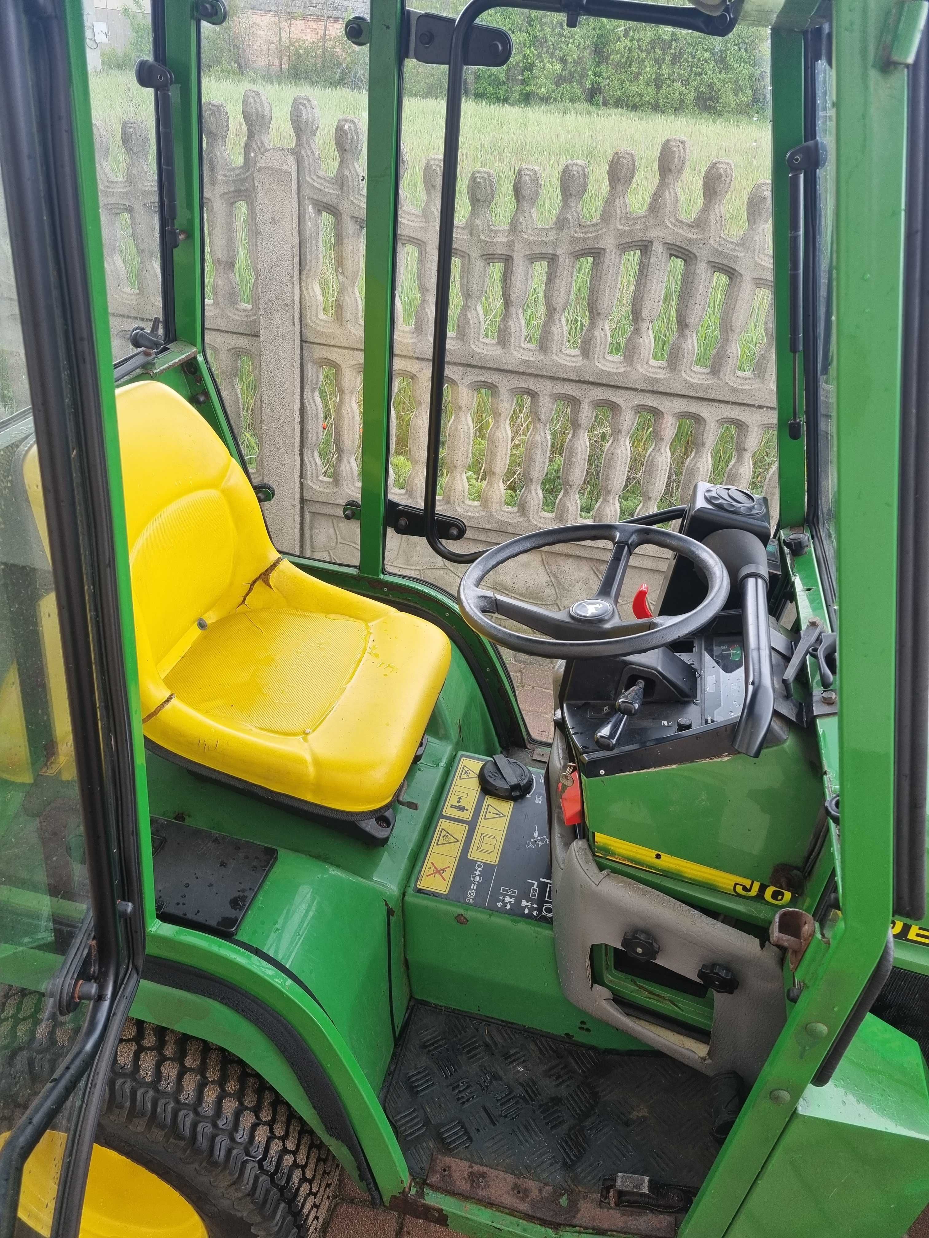 Ciągnik, traktorek, John Deere 415, diesel