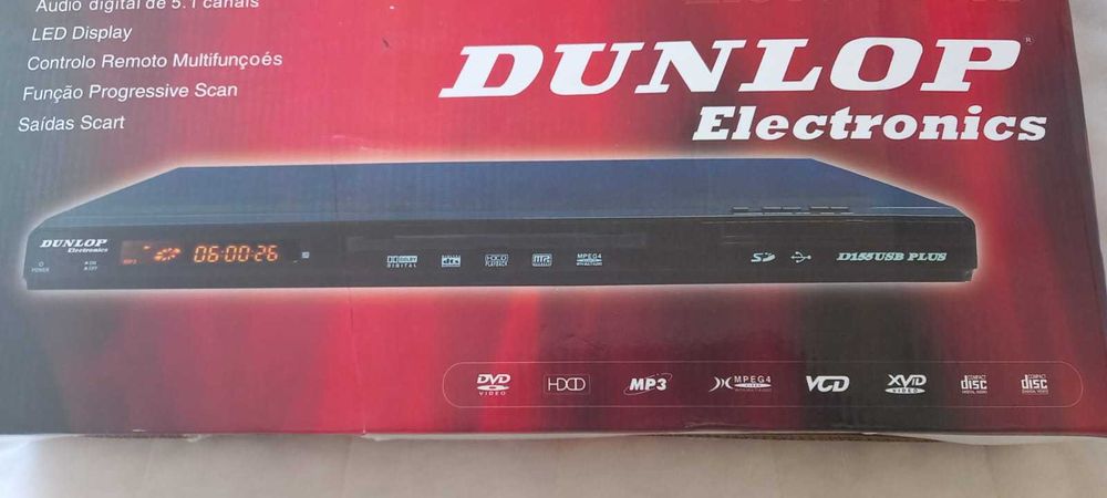 DVD Dunlop com USB PLUS Novo