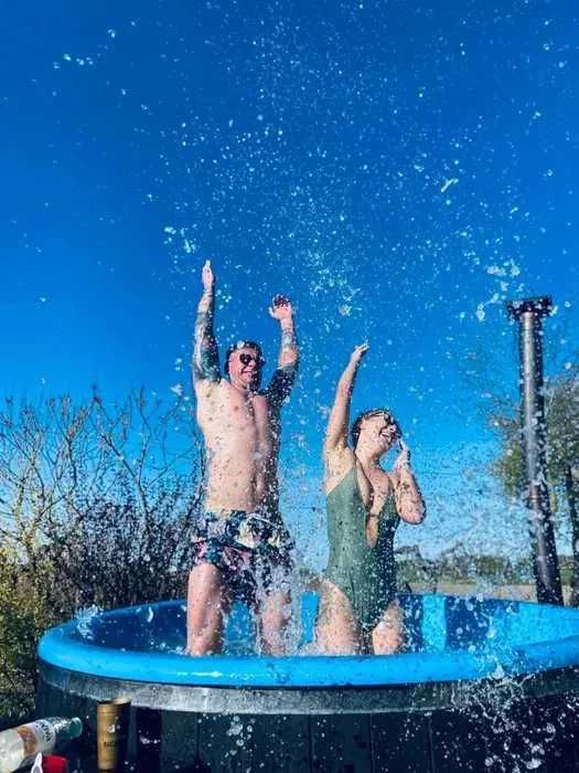 Mobilna gorąca bania ruska, balia, jacuzzi, hydromasaż,na wynajem