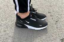 Czarne Nike 270 dla mężczyzny modne sneakersy lekkie obuwie 40-46