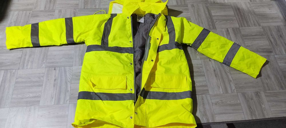 р52-54 Тепла робоча куртка Спецодяг чоловіча Водостійка Сигнальна