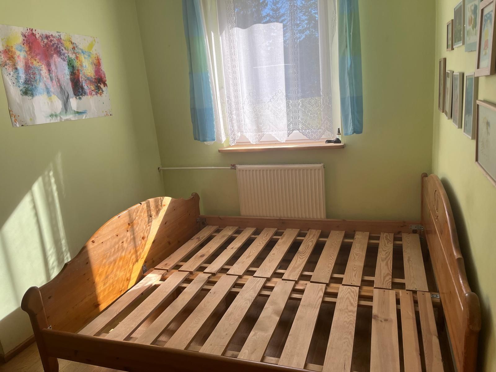 Łóżko łoże drewniane boho rustykalne