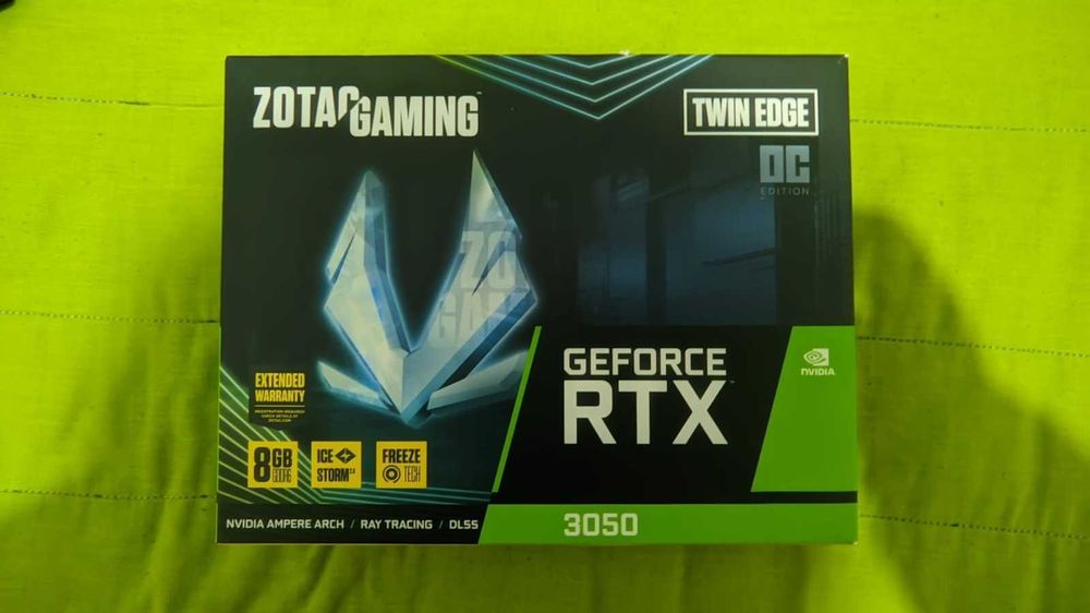Placa Gráfica Zotac Gaming GeForce RTX 3050 Twin Edge OC 8GB GDDR6