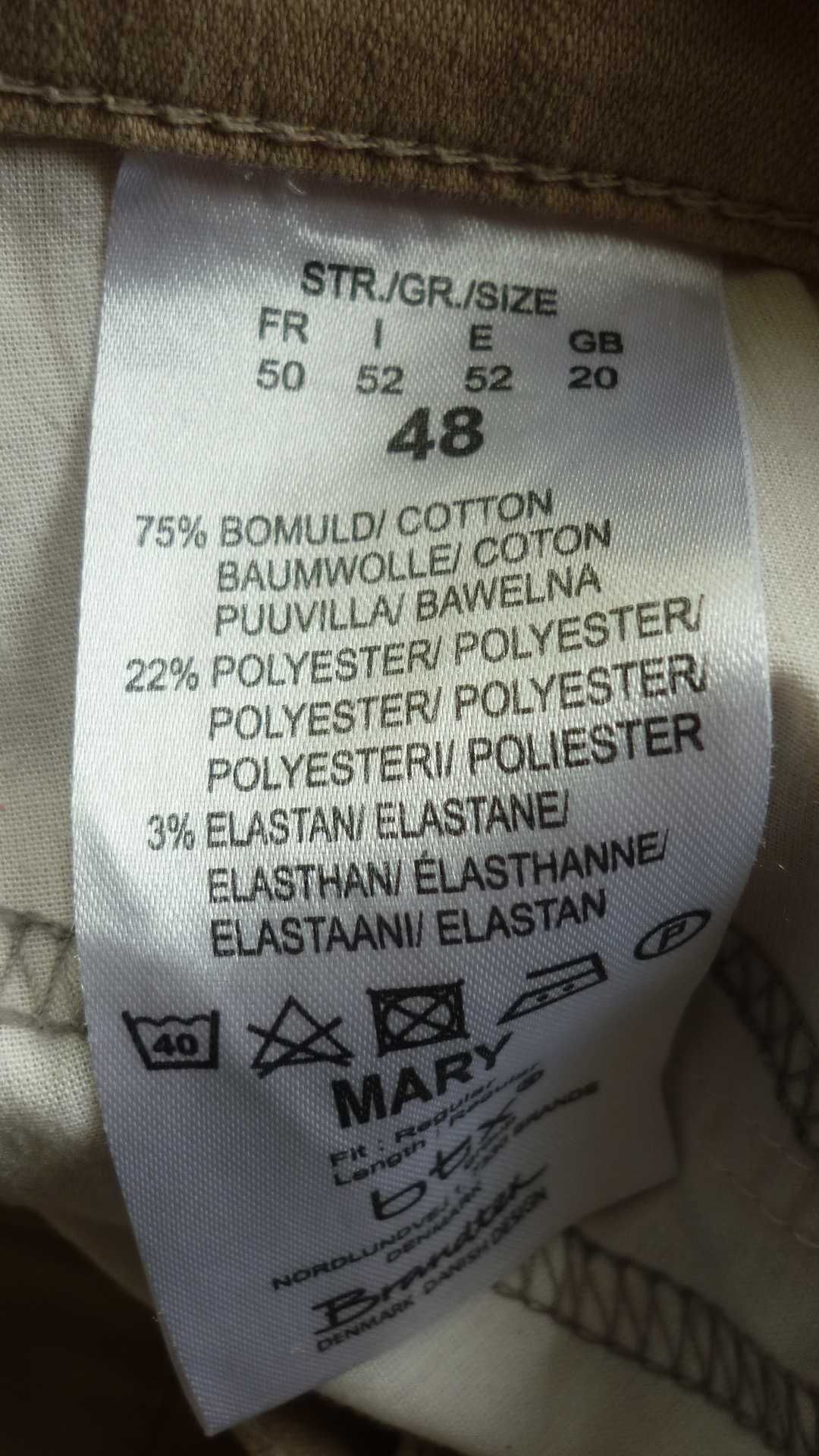 Brandtex- wiosenne spodnie damskie  r; 46/48