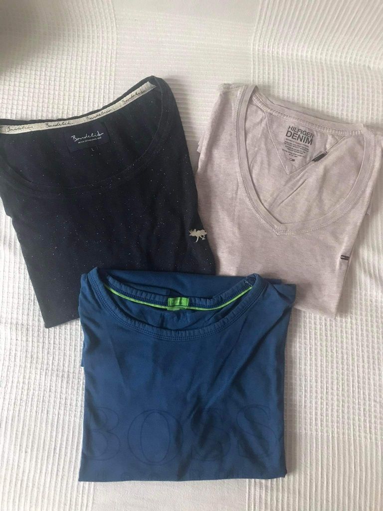 Zestaw  koszulek +gratis Hugo boss Tommy hilfiger