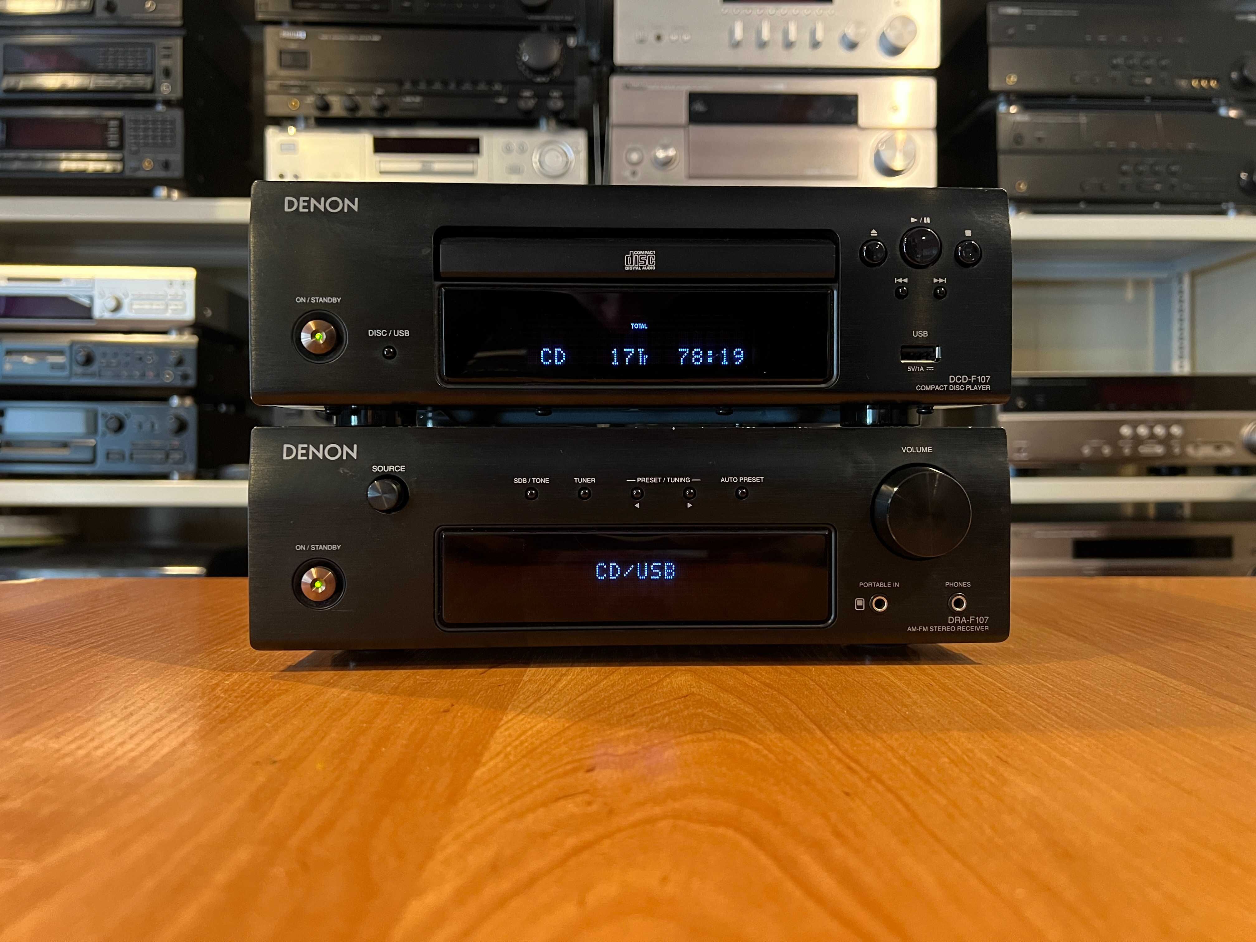 Wieża Denon DRA-F107 DCD-F107 Stereo, Audio Room