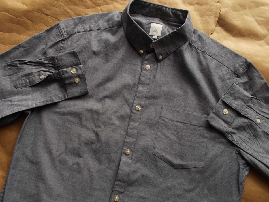 M/L RIVER ISLAND CITY Signatur Nowa Koszula Męska M/L 41 cm UK
